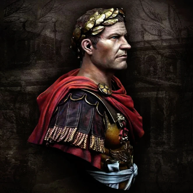 Kits de modèles de buste en résine 1/10, figurine incolore et auto-assemblée (offre spéciale) (buste romaine) A-2072