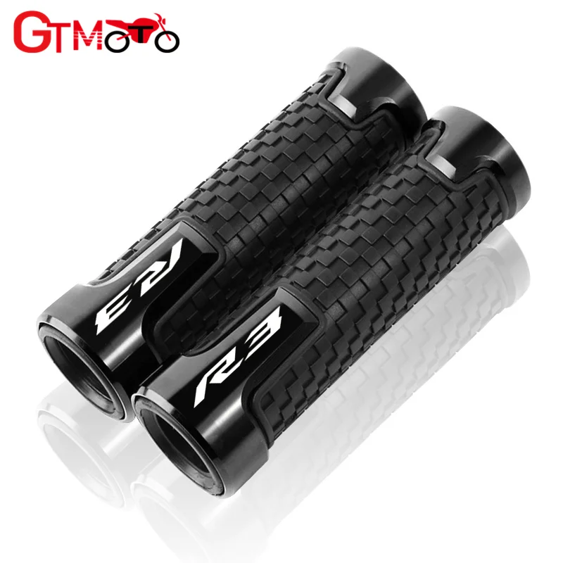 For YAMAHA YZF-R3 YZF-R25 Motorcycle Accessories CNC Aluminum Anti-Slip Grips Hand Grips Handlebar yzf r3 r25