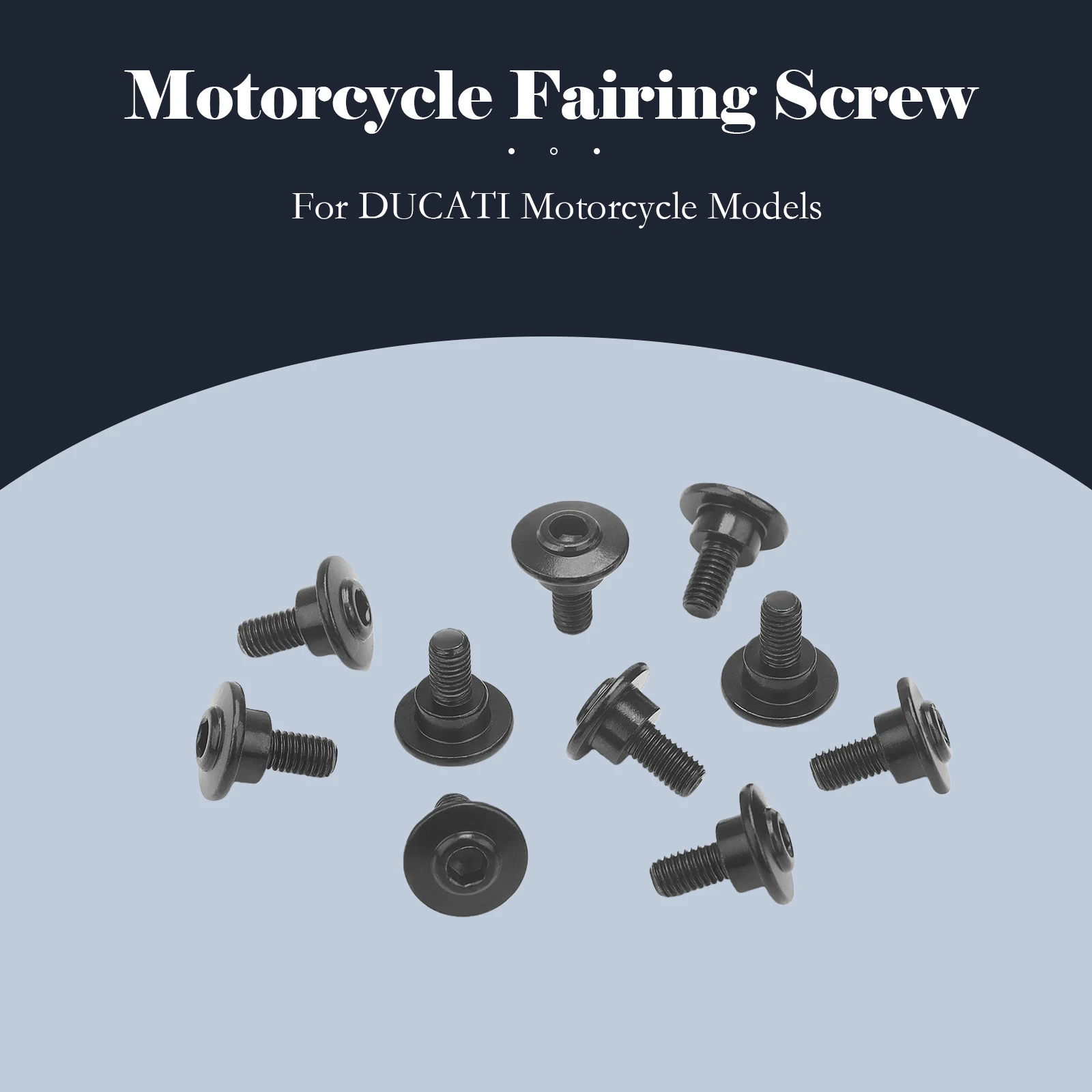 

5pcs 10pcs/Set Kit For Ducati Fairing Cowl High Quality Stainless Steel Screws Bolts Cowling Fairing Motorcycle housing Screws