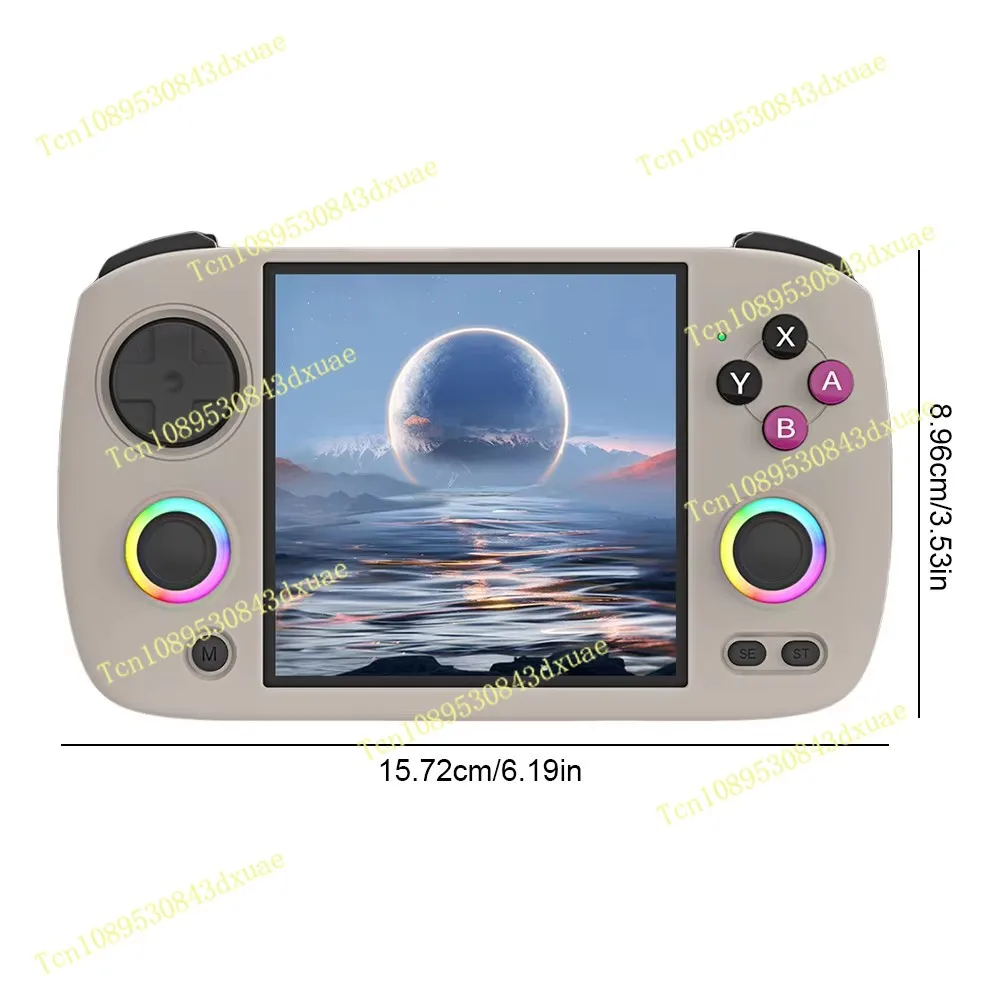 مشغل وحدة تحكم ألعاب كلاسيكية Rg Cubexx بشاشة 3.95 بوصة لينكس واي فاي محاكي وحدة تحكم ألعاب الجيب الرجعية Rgcubexx #6