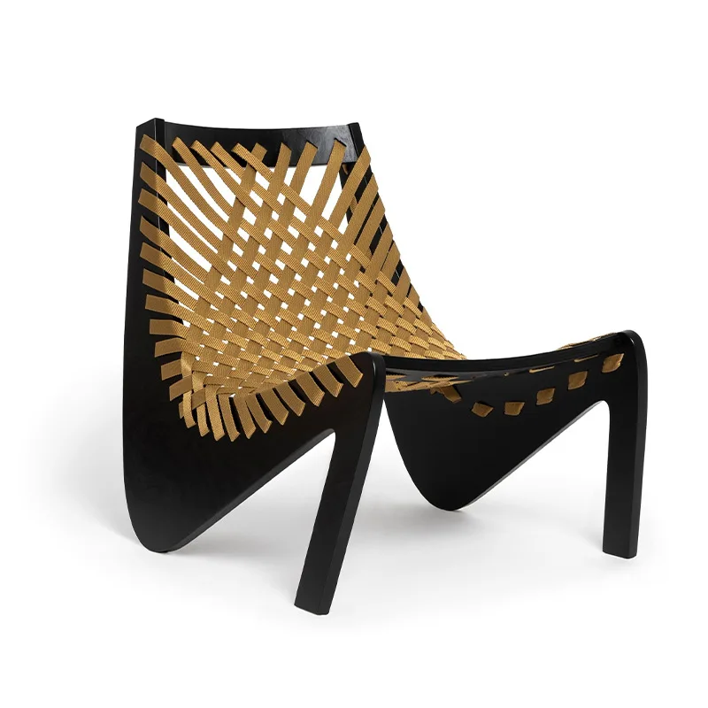 

Outdoor Sofa Leisure Rattan Chair Garden Villa Outdoor Open Air Balcony Aluminum Alloy Designer Creative Lazy Lounge Chair