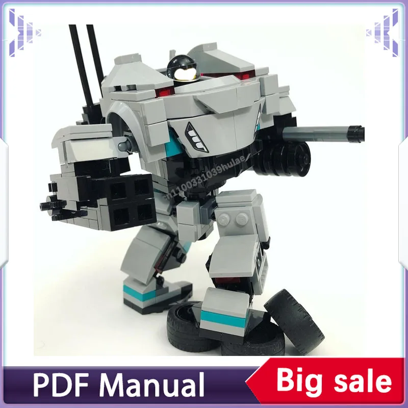 مجموعة مكعبات بناء ميكا من باتل ووكر، ملحقات تزيين للبالغين، زينة على الطوب، هدية عيد الميلاد