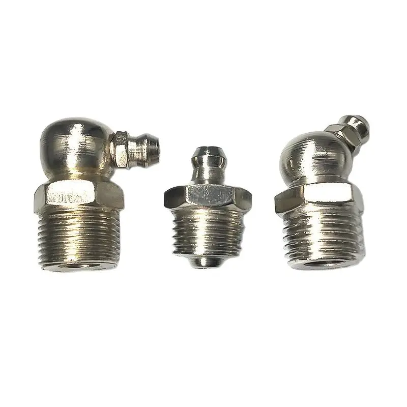 5pcs F0006 stainless steel grease nipple SS201 SS304 metric external thread straight elbow type grease nipple for grease gun