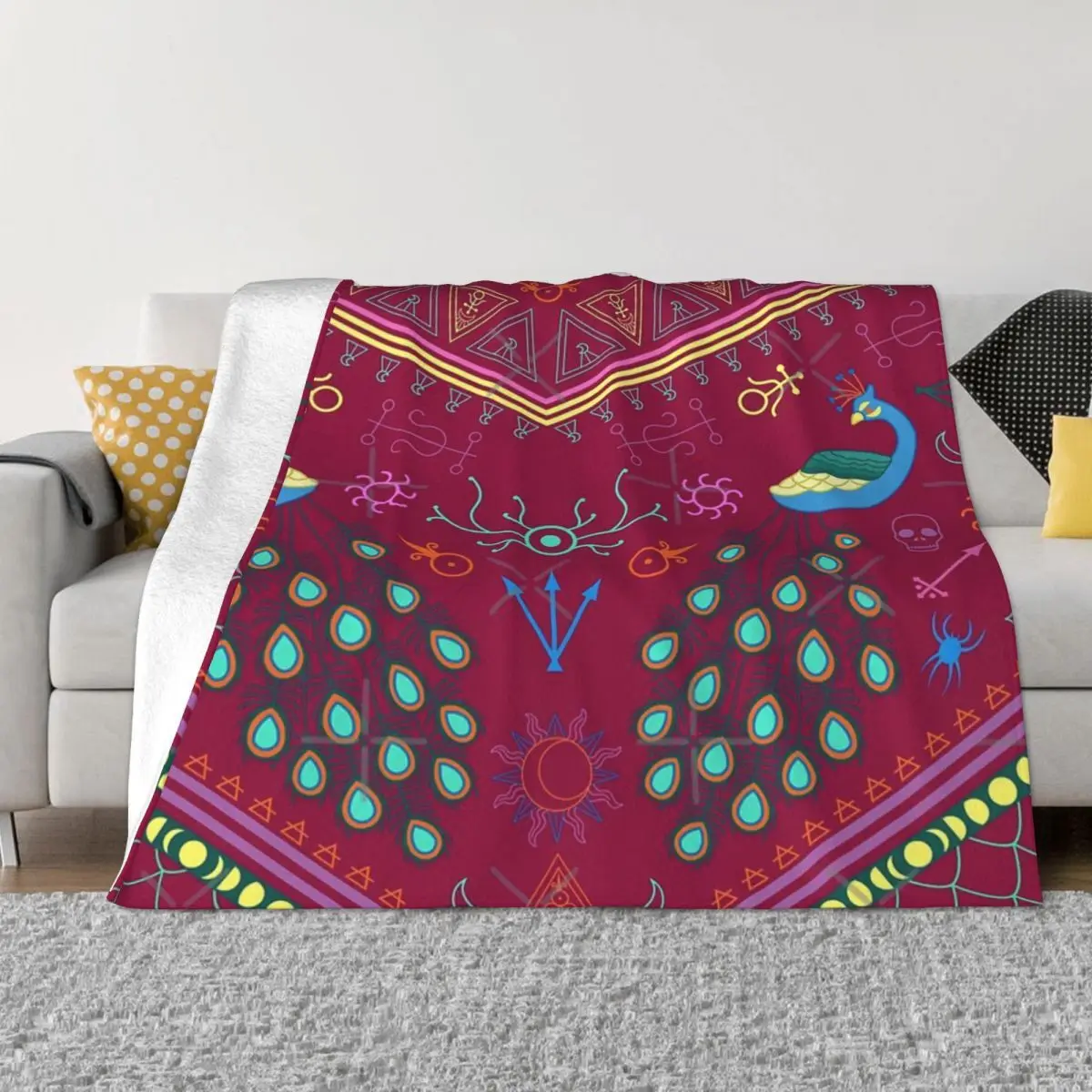 Mollymauk Tealeaf Inspired Print Anime Bed Blankets Winter Blankets Custom Blanket Personalized Throw Blanket