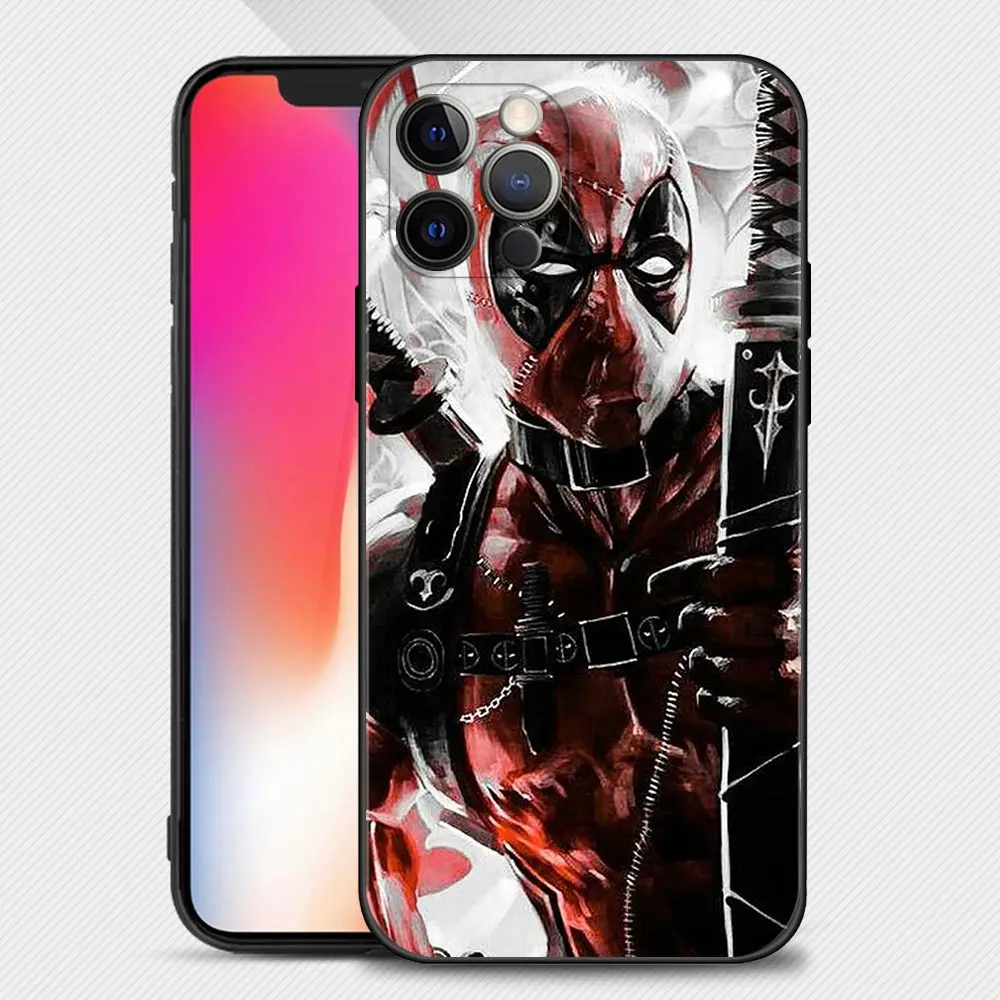 Phone Case For Apple iPhone 14 13 12 11 Pro Max 13 12 Mini 8 Plus XS Max XR X Coque Marvel Deadpool