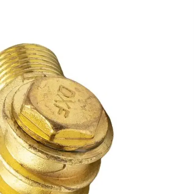 3Port Check Valve Air Compressor Replacement Workshop Use Zinc Alloy Male Threaded Three Way Flow Control Threaded Connection