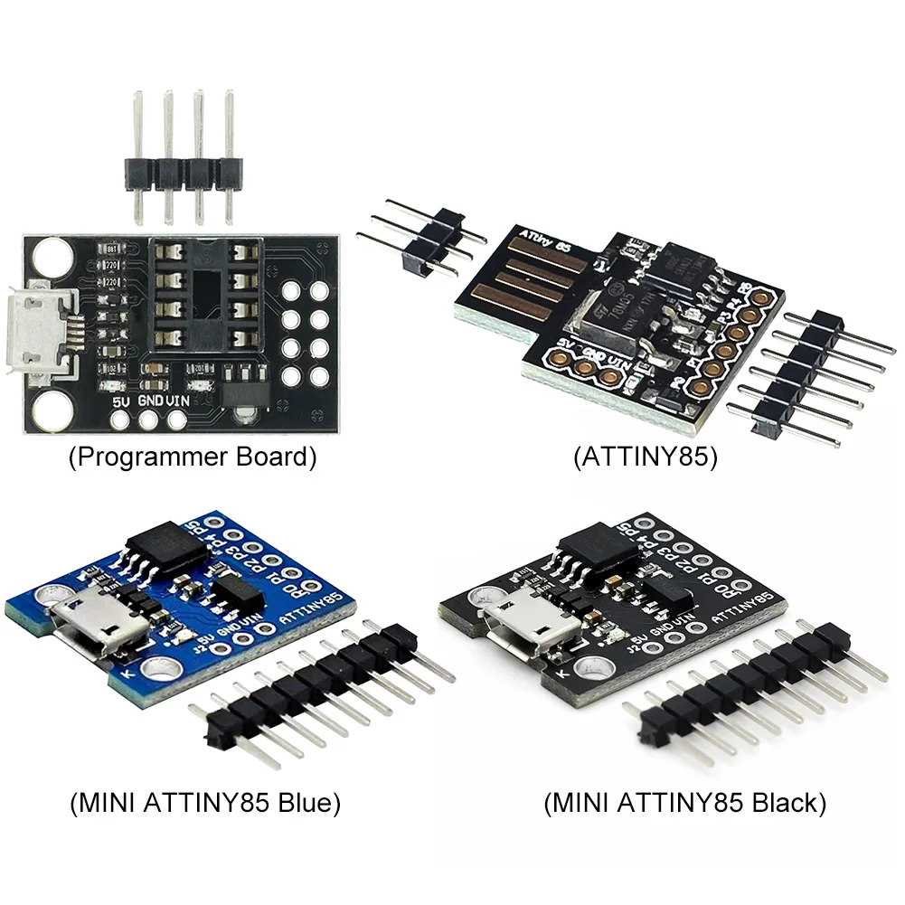 ATTINY85 Digispark Kickstarter Mini ATTINY85 Module USB/DC 5V Micro USB Development Board Mini Module for Arduino IIC I2C USB