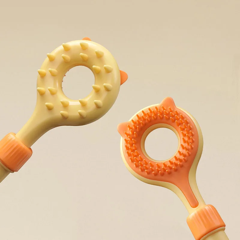 Adjustable Cat Itching Scratcher Retractable Double Sided Massage Toy Multifunctional Pet Grooming Interactive Teaser Stick