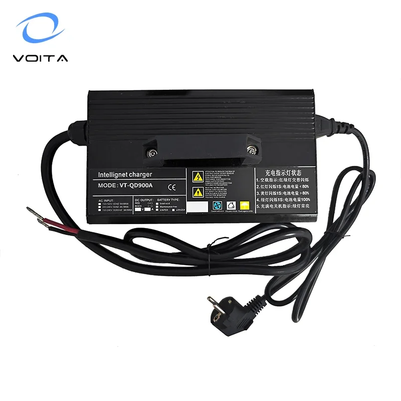 900w High Power 12v 24v 36v 48v Smart Lead Acid Universal Lifepo4 Golf Cart Battery Charger