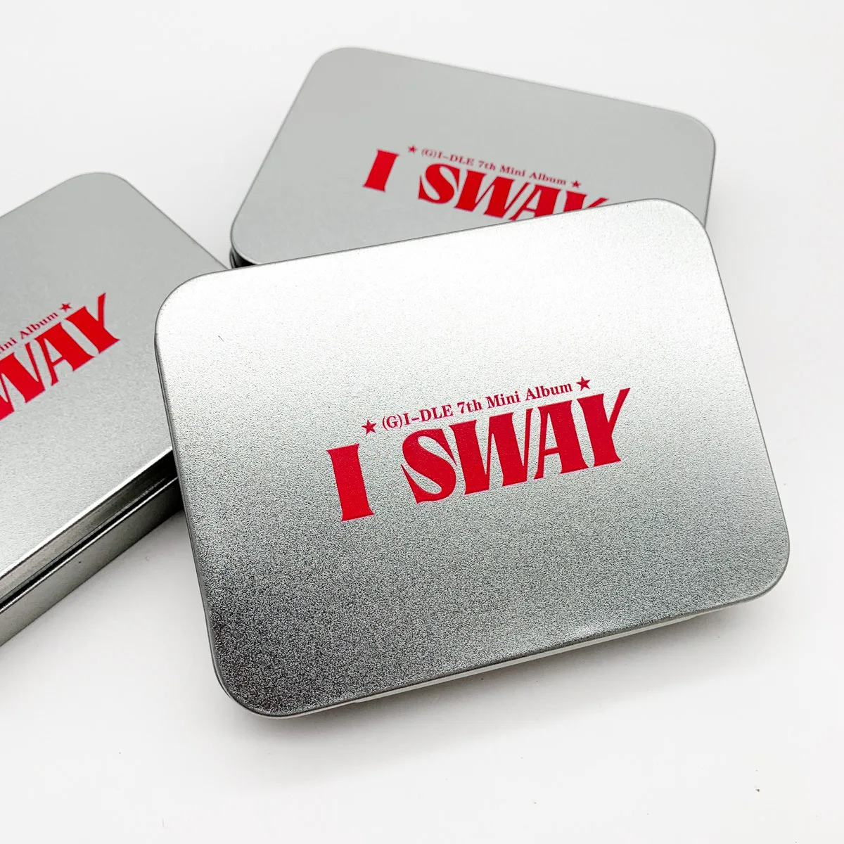 

Idle Iron Box 11.5*8.5*2.2cm Storage Box Card Storage Storage Box Soyeon Minnie Yuqi Shuhua Miyeon Kpop