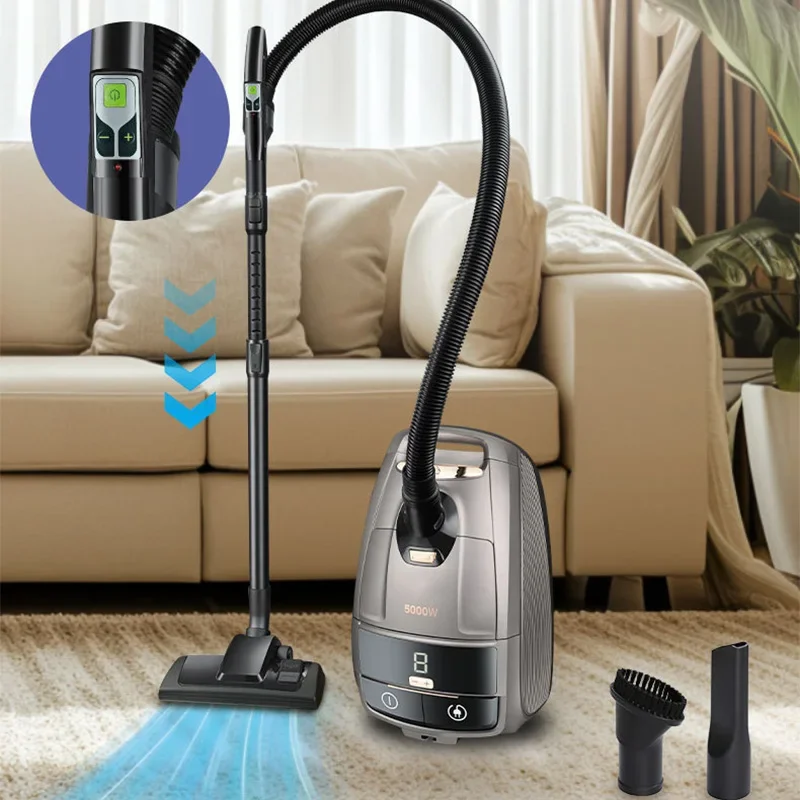 Handheld Vacuum Cleaner, 3-in-1 Household Vacuum Cleaner, LED, High Suction, 30KPA 5-Meter Corded Vacuum Cleaner