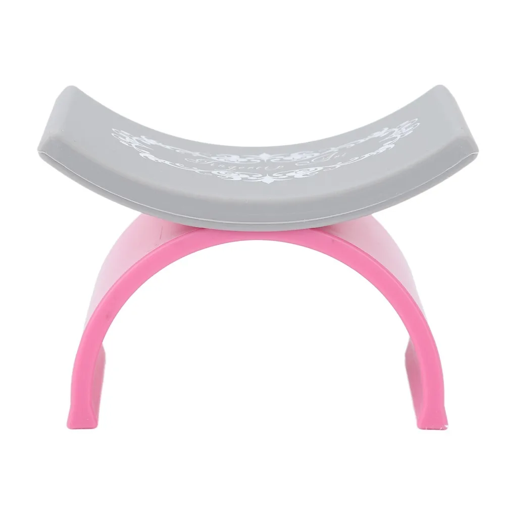 Soft Silicone Manicure Hand Rest Pink or Black Holder U Shaped Hand Pillow Portable Detachable Nail Art Rest Nails Art DIY