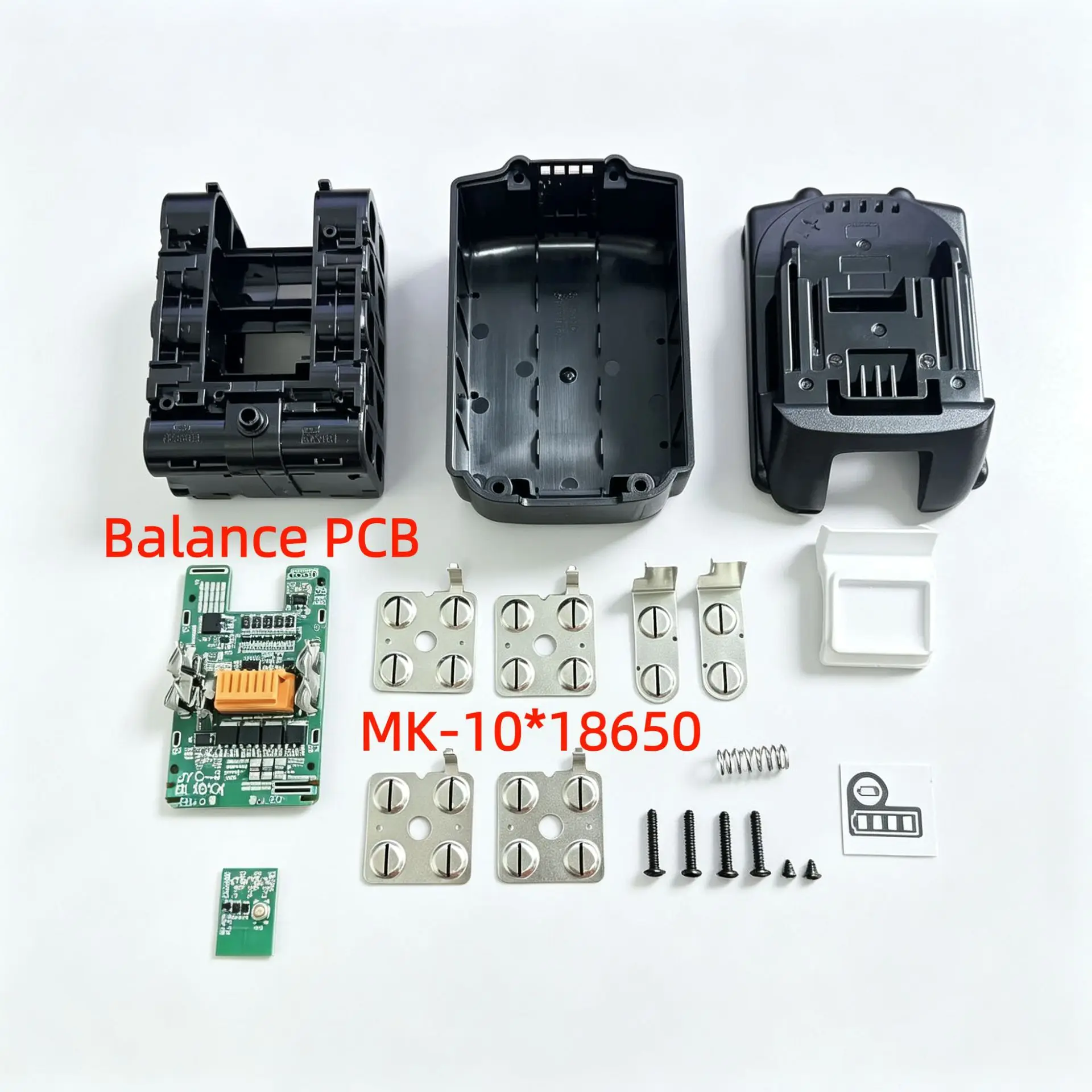 18650/21700 5/10/15/20 core battery shell material is suitable for diy assembly of Makit a 18V 6Ah BL1830BL1860b BL1840b BL1850b