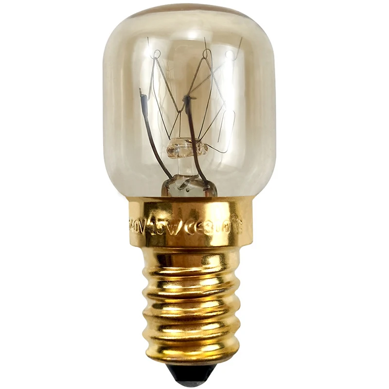 High Temperature Bulb 15W 25W E14 300 Degree Microwave Oven Light Bulbs Tungsten Filament steamer Lamp Bulbs Salt Light Bulbs!