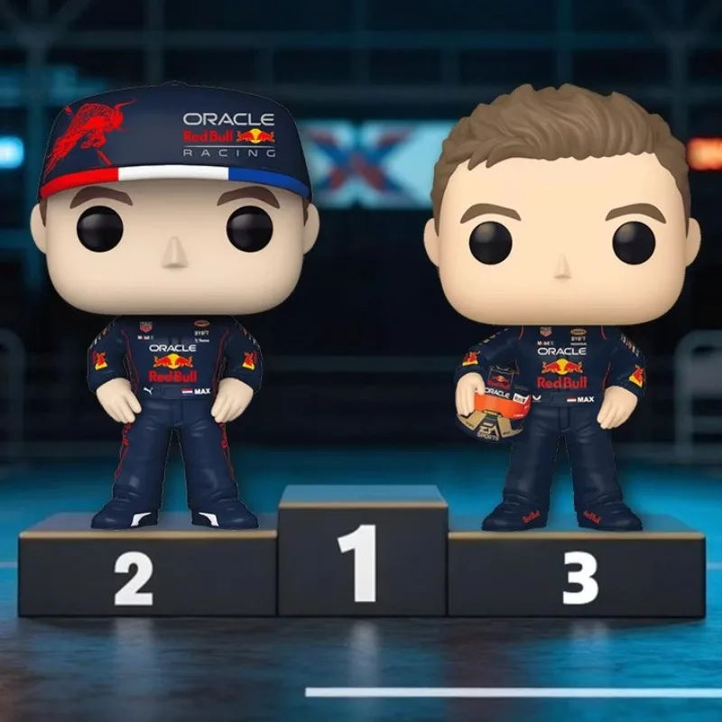 Funko Pop Original Racing Car F1 الفاخرة Vestapan سيارة ألعاب شخصيات الحركة للبنين بنات أطفال هدية تحصيل نموذج الحلي