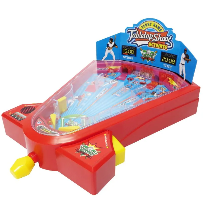 Table Electronic Pinball Action and Reflex Game for Children and Family  LCD Screen Light and Sound Effects