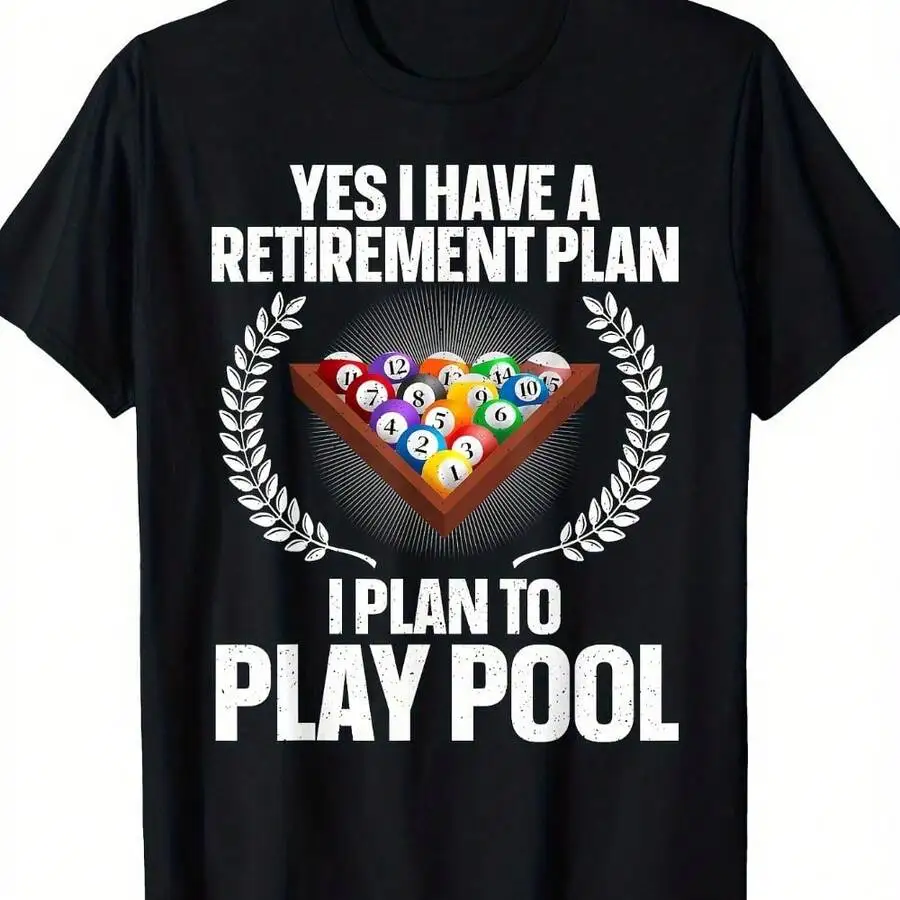 

Stylish Billiards T-Shirt For Adults - 220G Cotton, Plus Size