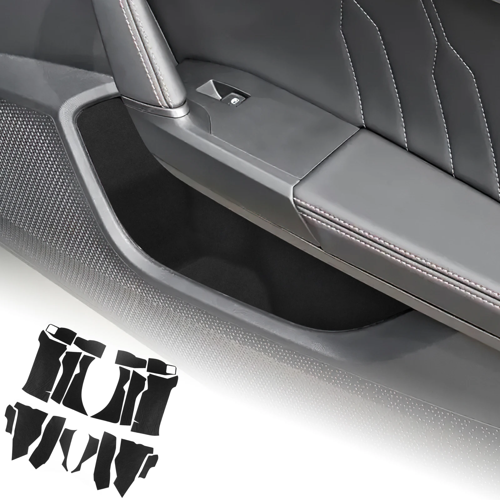 Aufkleber für Seat Leon MK4 Cupra Leon Cupra Formentor 2020 2021 2022 2023 2024 2025 Auto Vordere Hintere Türen Kartenfach Innenverkleidung