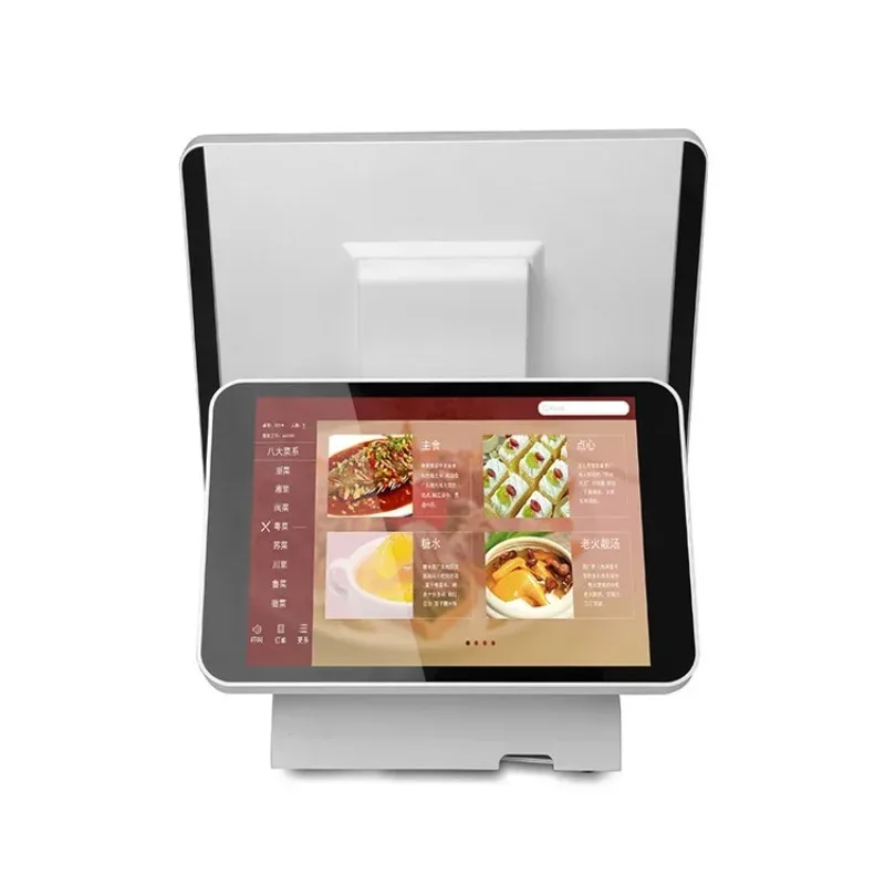 Restaurant POS System Efficient Business Cash Register Ordering Machine for Restaurants 15.6-Inch Foldable Touchscreen