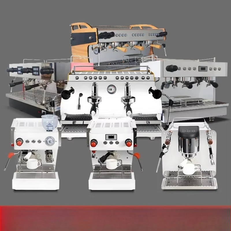 Stainless Steel Programmable Manual Variable Volta Semi-Automatic Coffee Machine