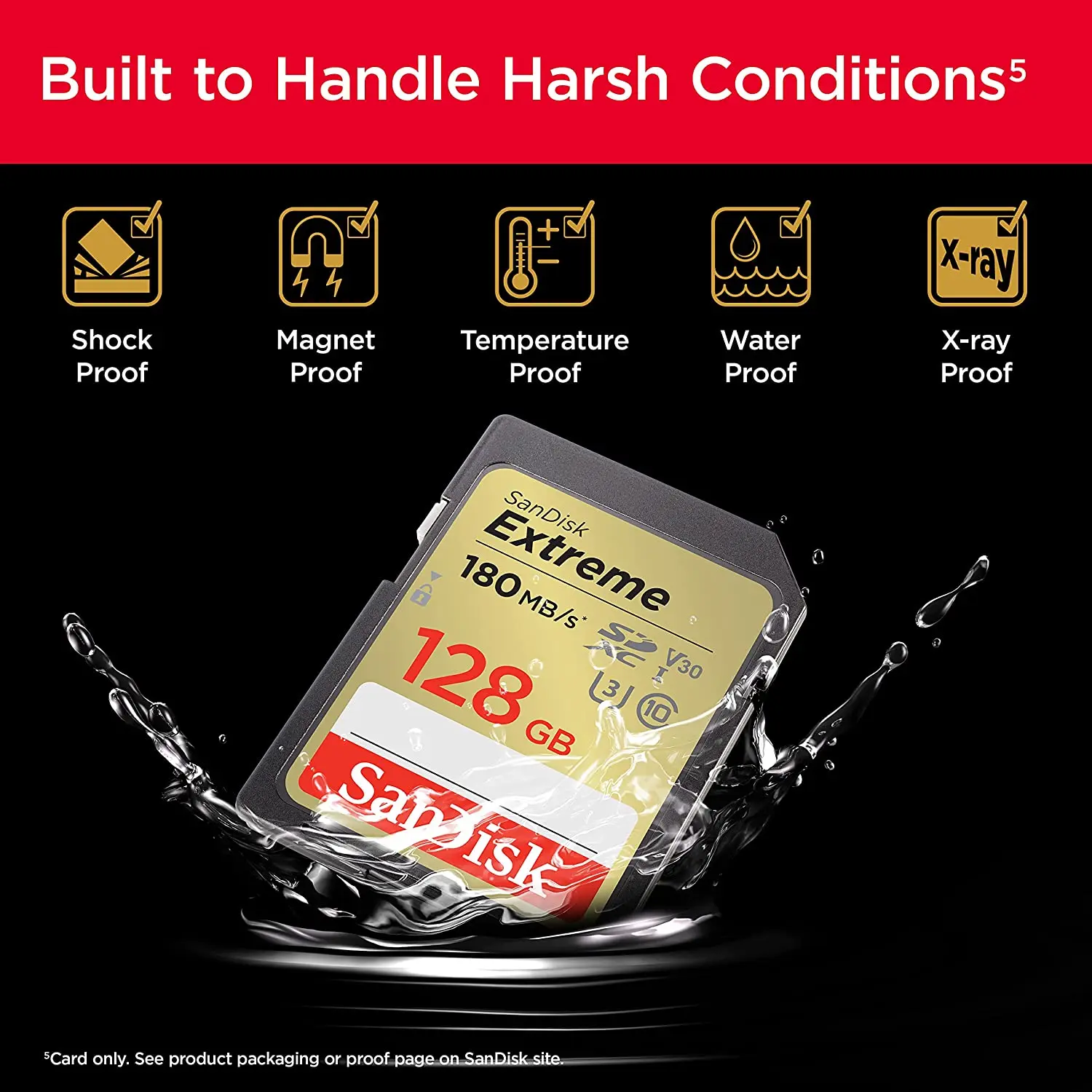 SD Card Extreme Pro UHS-I SDHC 32G SDXC 64G 128G 256G 512G up to 180MB/s C10 U3 V30 4K Video Memory Card for Camera Flash Card