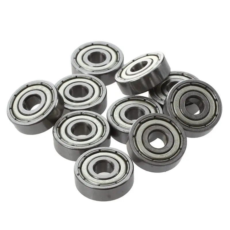 Shielded Deep Groove Radial Ball Bearing 625ZZ 5mm x 16mm x 5mm 10 Pcs