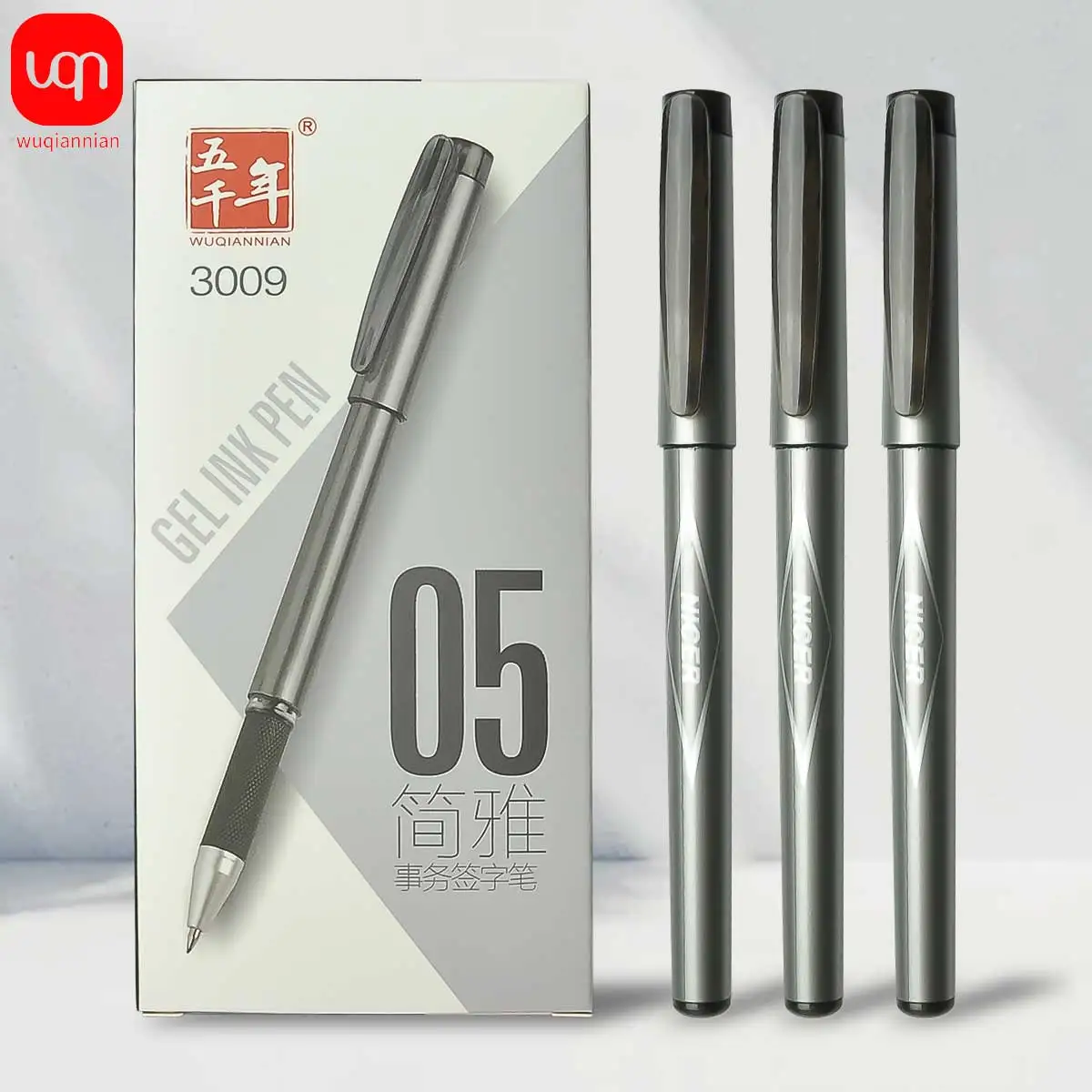 3/6pcs Minimalist Office Pen With 0.5mm Nib, Smooth Writing, Personalized Design For Writing And Office Stationery