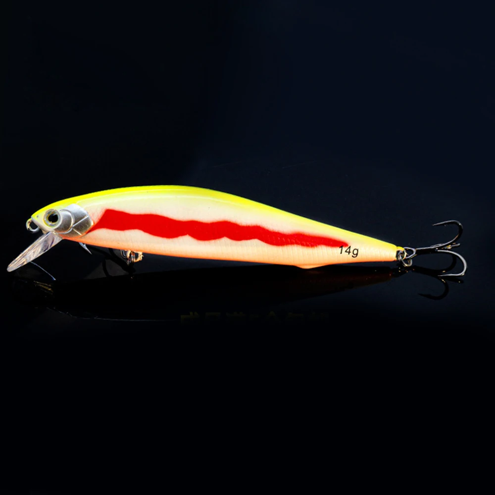Minnow flotante lento Jerkbait 6cm 5g Wobbler cebo duro Flash Shad para lubina trucha agua salada señuelo de pesca de agua dulce