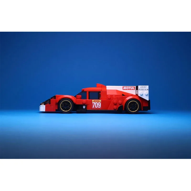 

MOC-80499Новый культовый 007LMH спортивный гоночный автомобиль, строительный блок, модель307 деталей, MOC, креативная игрушка, подарок для мальчиков и детей на день рождения