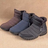 Men's casual sports shoes, outdoor casual snow boots, thickened and fleece snow boots for men in 2025