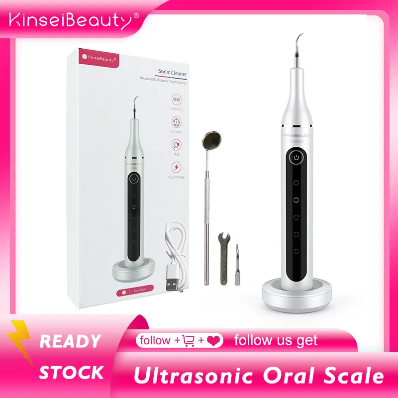 

Ultrasonic Tooth Scaler Teeth whitening Electric 5 Modes Dental Calculus Plaque Removal Tooth Stone Remover For Adult Oral Hygie