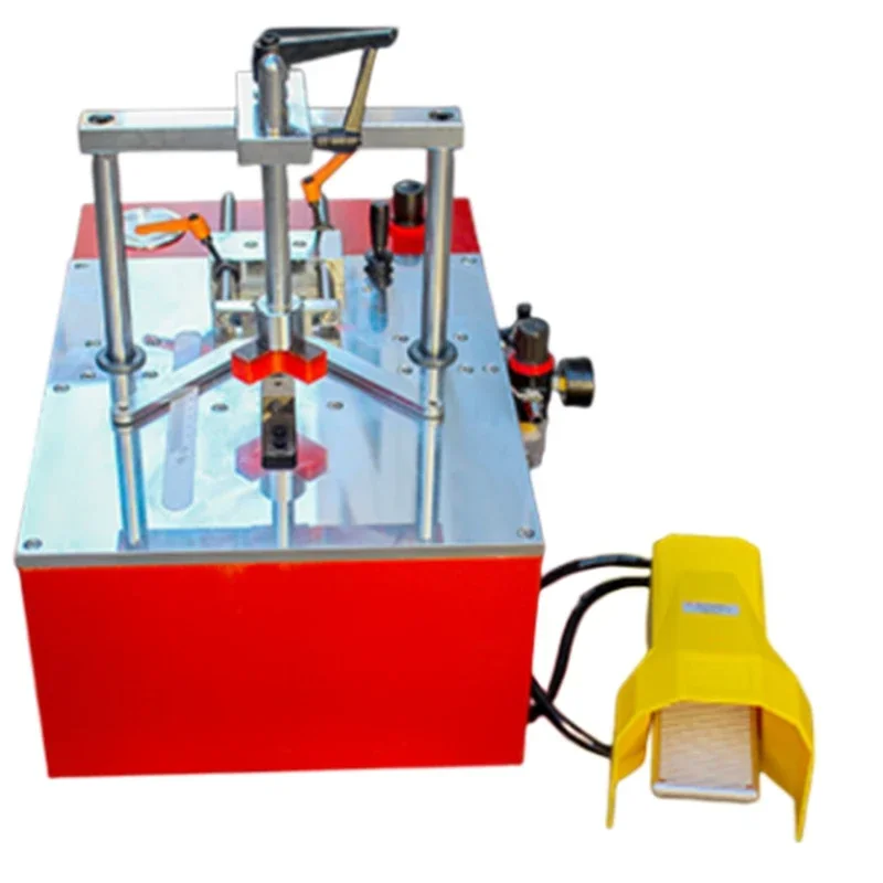 Picture frame making equipment including a 220V electric picture frame corner nailing machine and a 45-degree corner cutting
