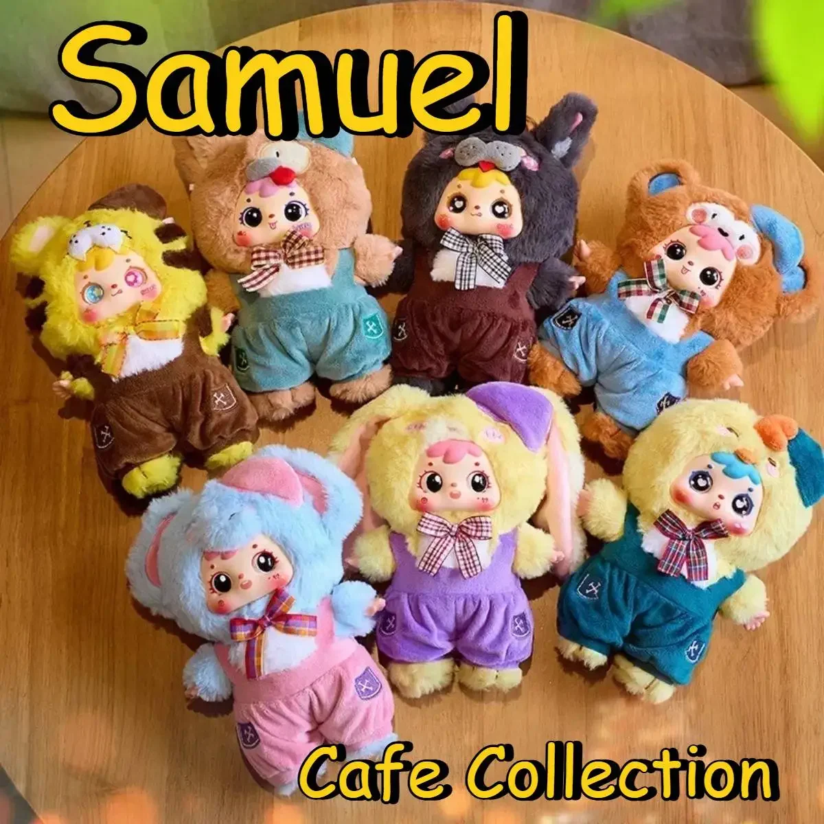 

Samuel Cafe Collection Cute Blind Box Mystery Box Random Lucky Toy Desktop Backpack Decoration Doll Collectibles Surprise Gifts