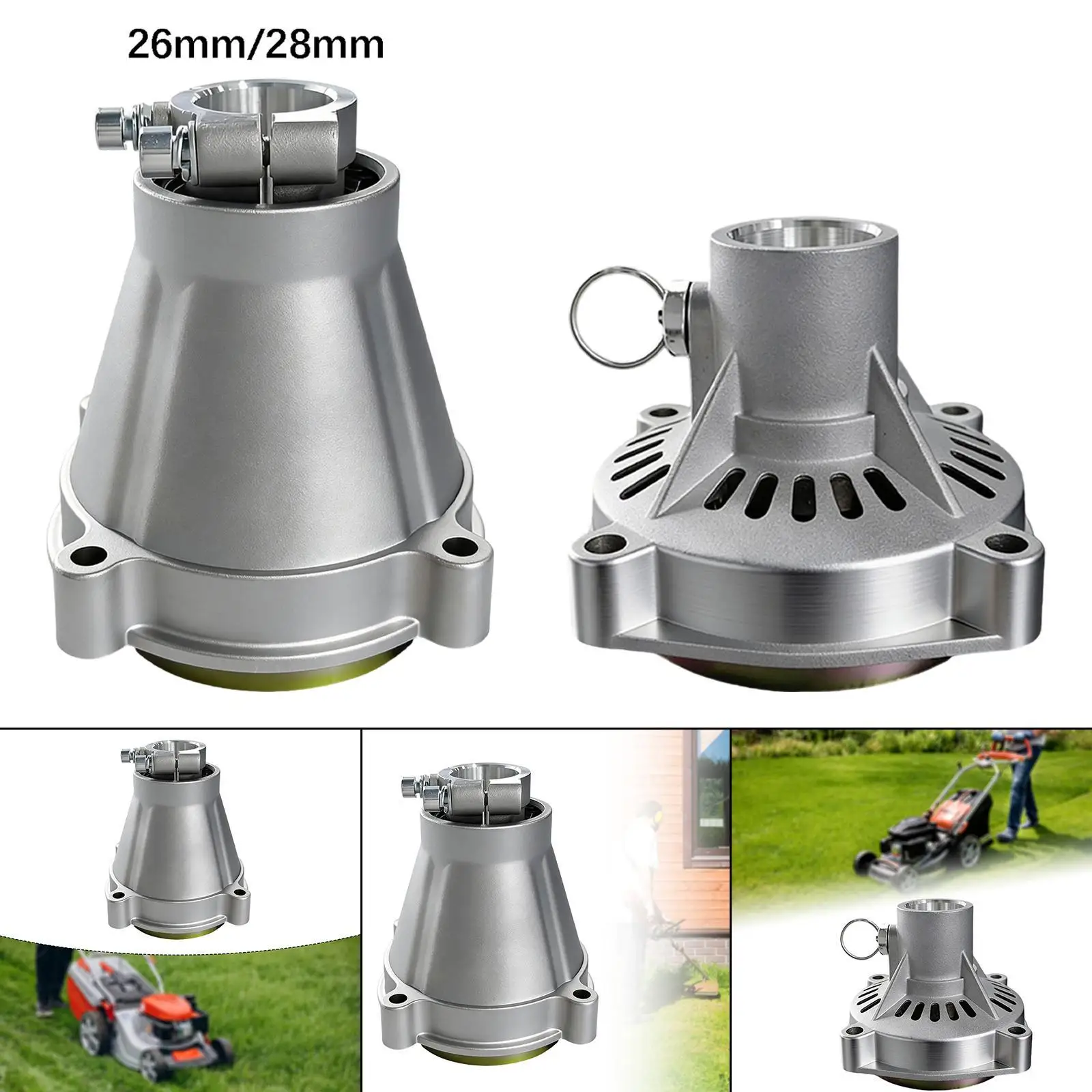 Replacement Aluminum Mower Connection Plate for Lawn Trimmer Gardening Equipment High Reliability Easy Installation Part