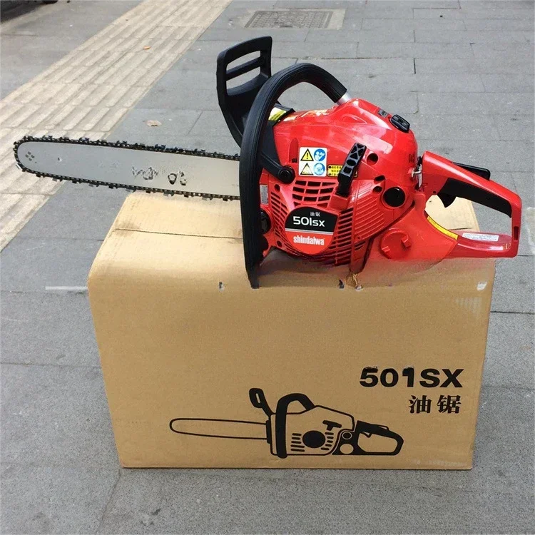 Suitable for Japan shindaiwa new Dahua 501SX gasoline logging chain saw high horsepower chain saw 18 inches 72 sections