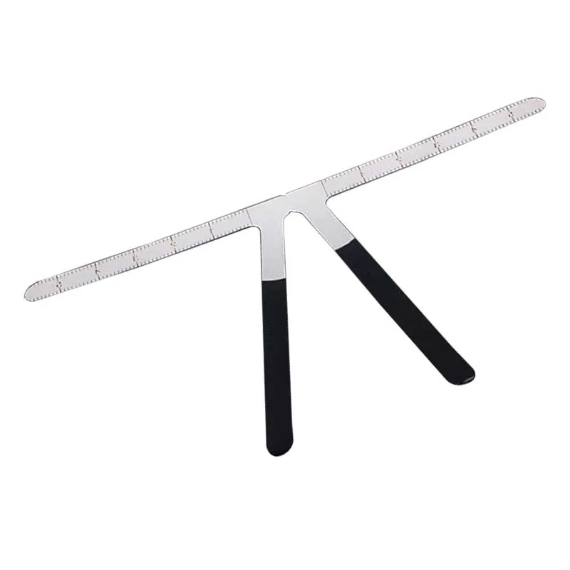 Three-point Positioning Balance Ruler Eyebrow Design Tools Beauty Plastic Surgery Tool Magnesium Alloy