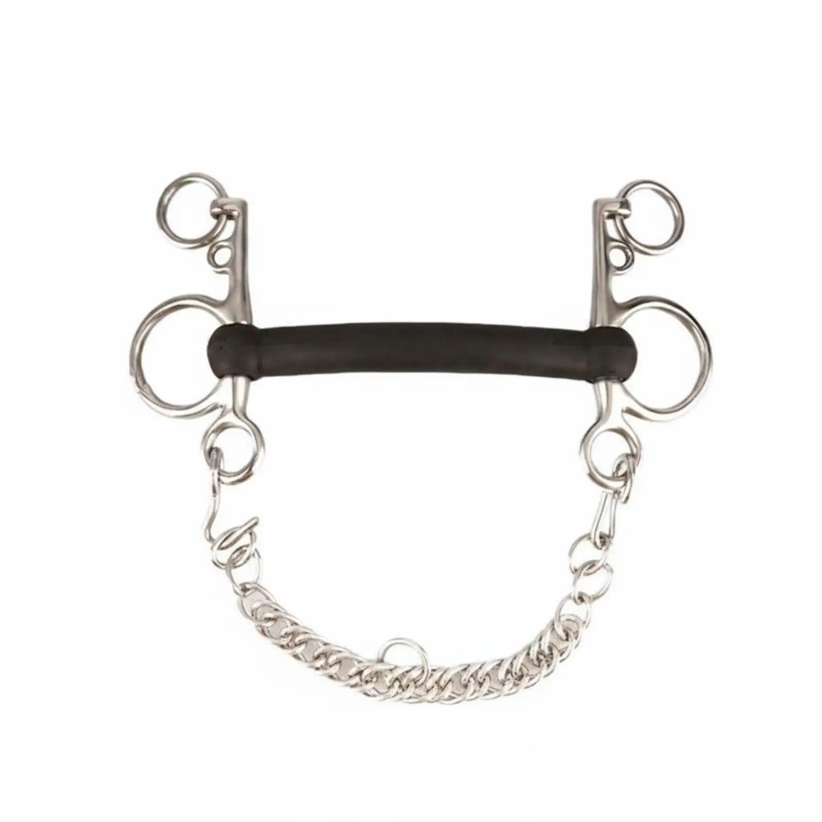 Stainless Steel Pelham Curb Chain Equestrian Gear Shiny Metal
