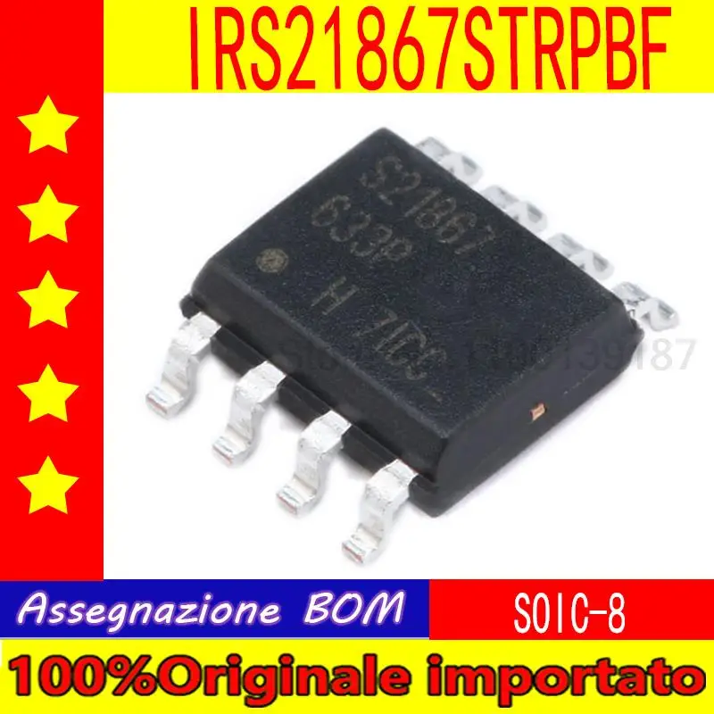 10pcs/lot  Home furnishings IRS21867STRPBF SOIC - 8-600 v high side and low side gate drive IC