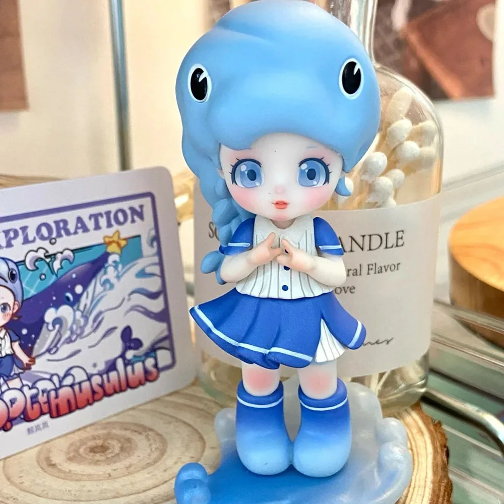 

Коллекционная серия Lila Ocean Curiosity: Сюрприз-бокс с фигуркой ручной работы, настольный декор, милая кукла, модная игрушка, подарок