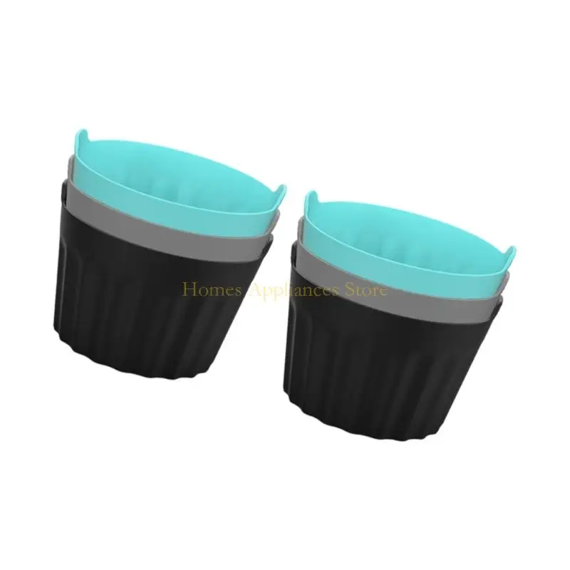 D0AB 3/6/9pcs Cups da forno silicone resistente calore Accessori per macchine per frittura sicuri