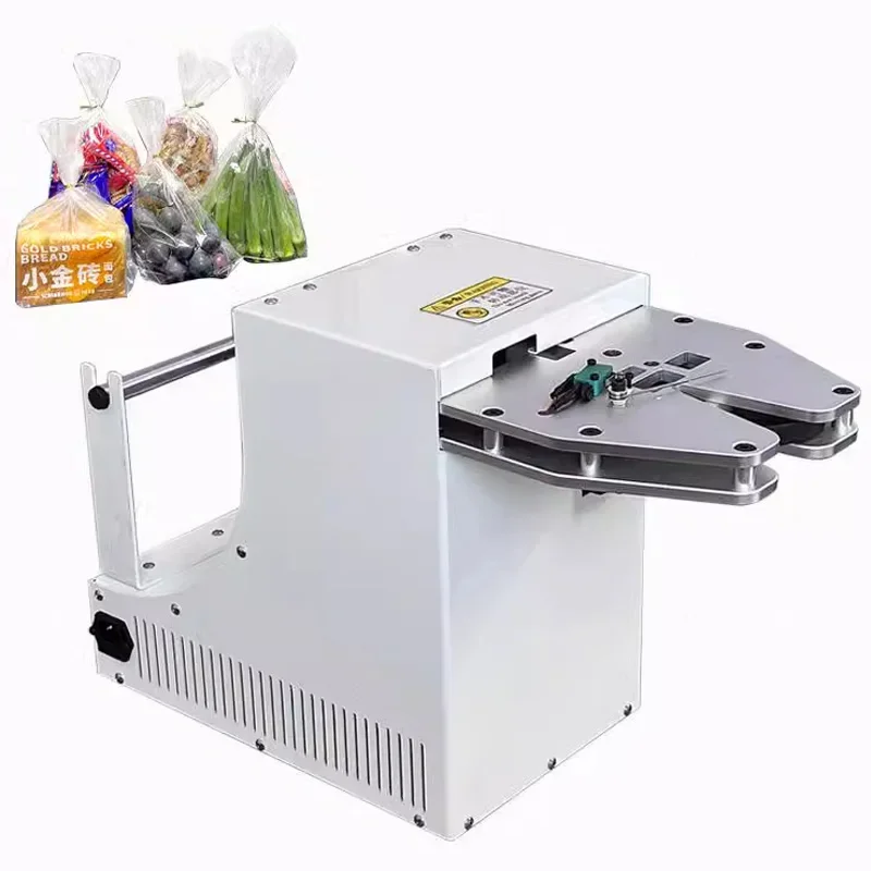 

Automatic Gold Wire Sealing Machine for Sealing and Tying Packaging Machine with 2pcs S-shaped Hook and Cutting Tying Wire Blade