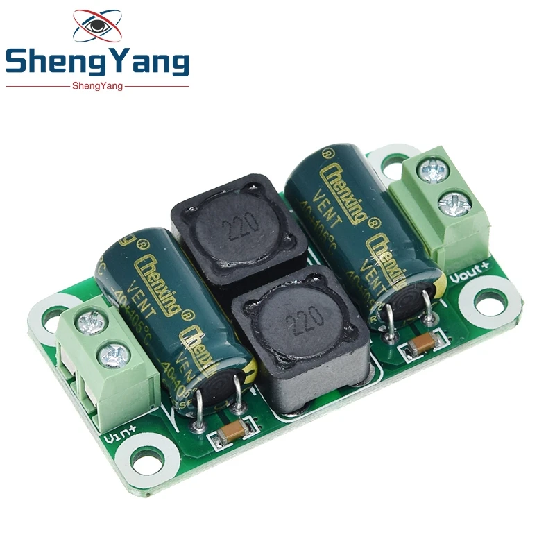 0-50V 4A DC Power Supply Filter Board Class D Power Amplifier Interference Suppression Board Car EMI Industrial Control Panel