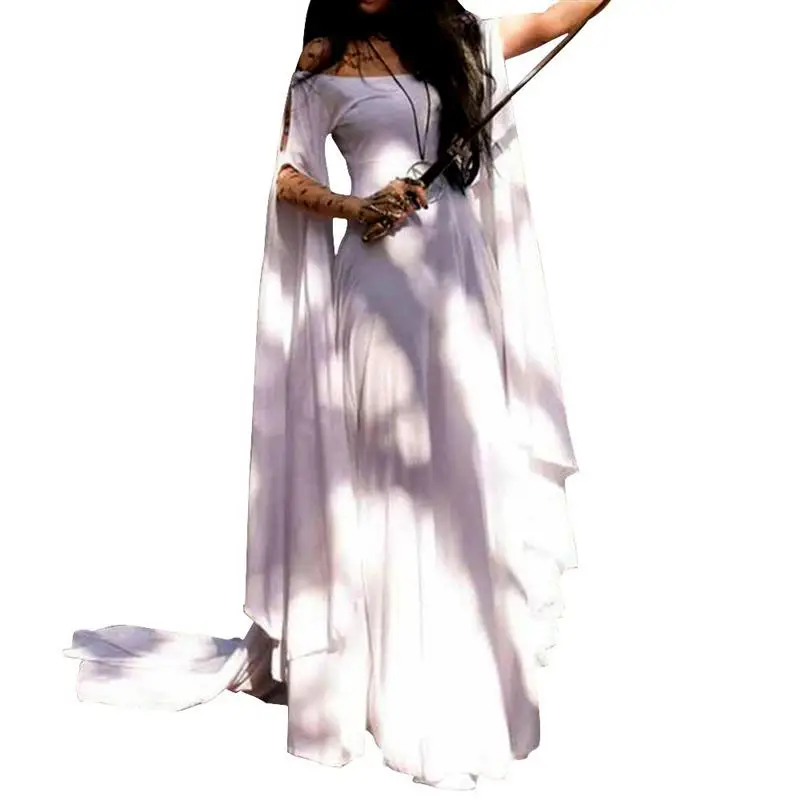 Wisar 208 lange Sve hoge taille gordel Halloween Dr Lady's faionable avondjurk, perfect voor KTV en banket