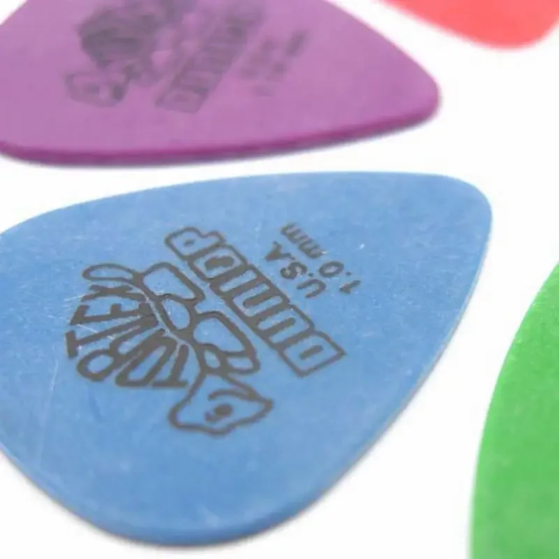 10pcs Dunlop Guitar Picks Electric Guitar Parts Picks Accessories 6 Kinds Thickness Picks Acoustic Guitar