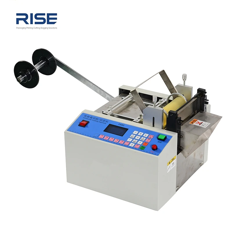 RS-160g Desktop Polyester Film Cutter Rubber Strip Cutting Pvc Film Roll To Sheet Cutting Machine