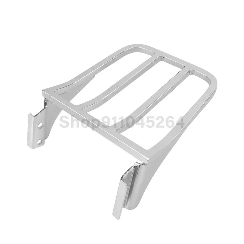 Motorcycle Chrome Rear Luggage Rack Carrier Solo Seat Parts For Harley Sportster XL 883 1200 Dyna Softail FLST FLSTC FLSTSC