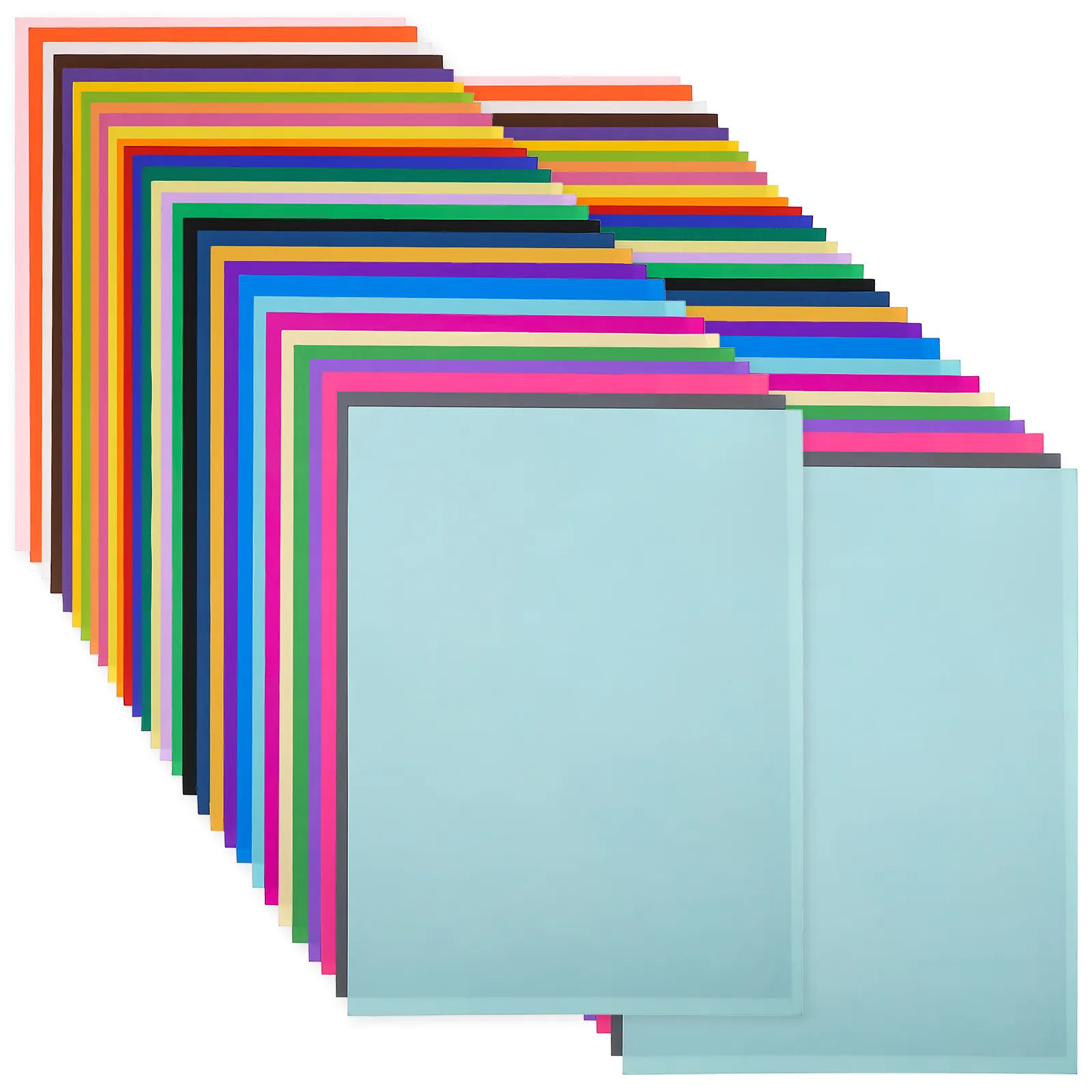 60Sheets Colorful Cardstock Paper Multi Colored A4 Heavy Cardstock for DIY Crafts Scrapbook Cards Kindergarten Art Projects