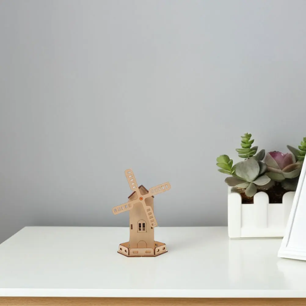 

3 шт. модель солнечной ветряной мельницы Diy научный комплект инженерные игрушки развивающие головоломки ручной работы конструкция 3d сборка