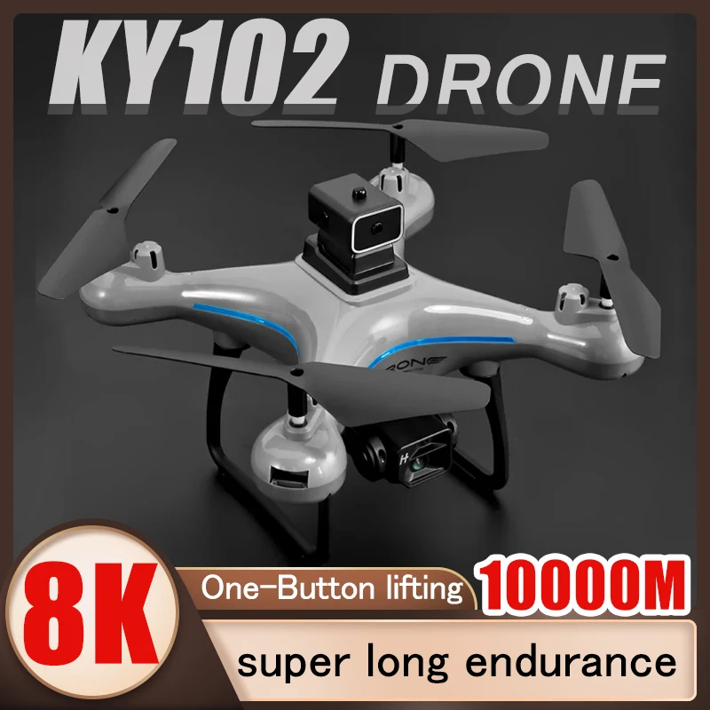 KY102 Mini Drone 8k Profesional Dual-camera Aerial Photography 360 Obstacle Avoidance Optical Flow GPS Four-axis Rc Aircraft Toy