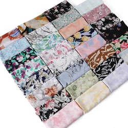 Nieuwe Bloem Bedrukte Chiffon Sjaal Malaysian Populaire Patroon Hoofddoek Hoge Kwaliteit Lange Sjaals Moslim Vrouwen Zomer Hijab Wraps